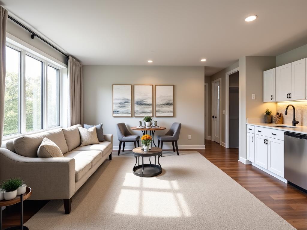 Custom basement finishing with moisture-proofing